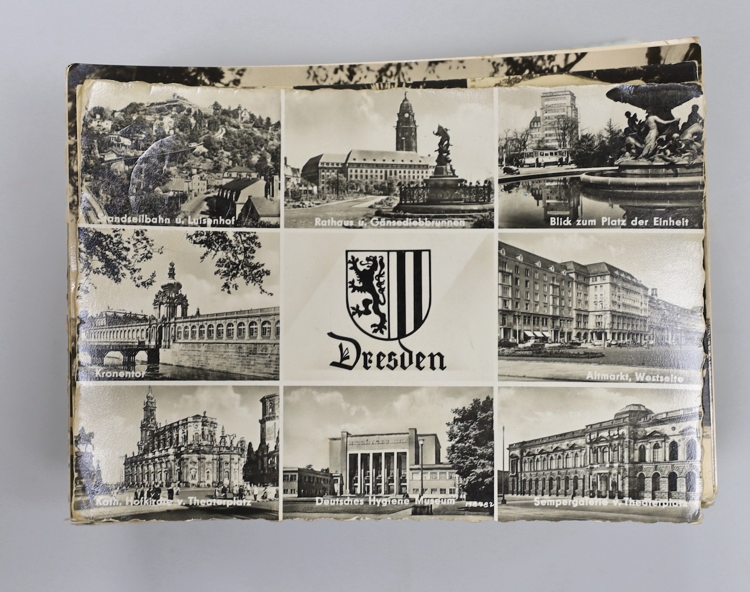 A quantity of various postcards, mostly European